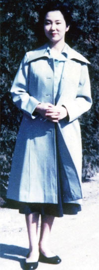 1987년경 북한 모처에서 촬영한 요코다 메구미의 20대 때 모습. ⓒphoto AP
