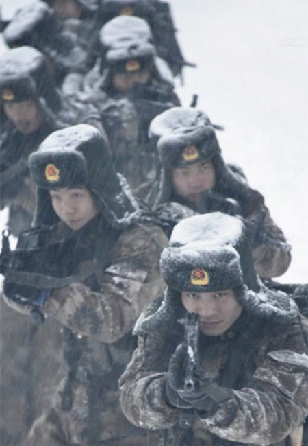 ‘장백산 호랑이부대’로 알려진 심양군구 소속의 제16집단군 훈련 장면.