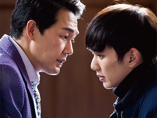 드라마 ‘리멤버-아들의 전쟁’의 두 주인공 유승호(오른쪽)와 박성웅은 살인을 저지른 재벌 2세를 둘러싸고 갈등을 겪는 라이벌 변호사로 나와 열연을 펼친다. ⓒphoto SBS