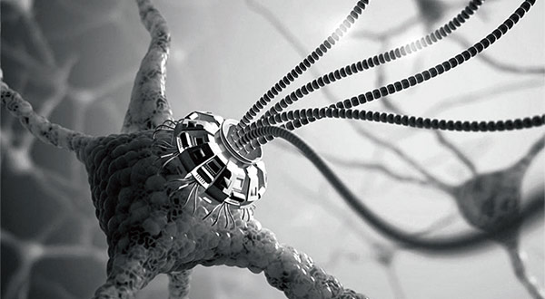 뇌와 컴퓨터를 연결시키는 ‘뉴럴 레이스’ 기술 상상도. ⓒphoto www.emaze.com