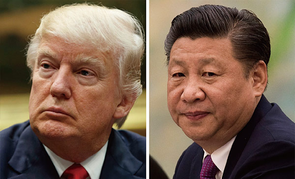 도널드 트럼프 미국 대통령과 시진핑 중국 국가주석. ⓒphoto 뉴시스