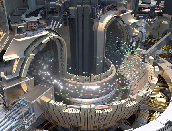 우리나라를 비롯해 세계 7개국이 공동으로 프랑스에 건설 중인 초대형 국제핵융합실험로(ITER) 개념도. 대표적인 토카막 장치이다. ⓒphoto www.iter.org