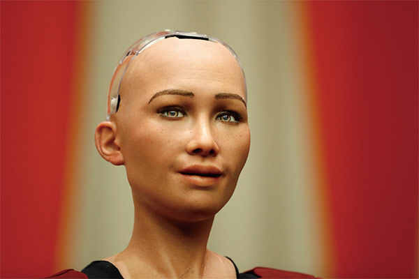 홍콩 핸슨로보틱스가 개발한 인공지능 로봇 ‘소피아’. ⓒphoto 뉴시스