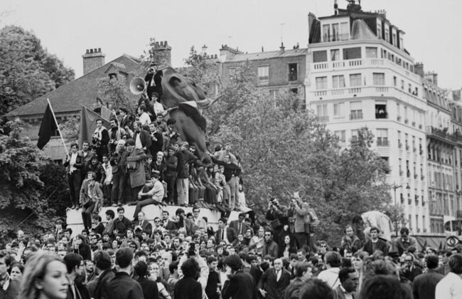 1968년 5월 프랑스에서 일어난 사회변혁운동.