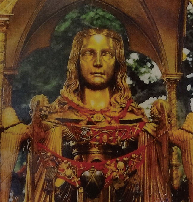 복원된 막달레나의 얼굴 모습. 프로방스 곳곳에서 볼 수 있는, 프로방스의 또 다른 상징이다.