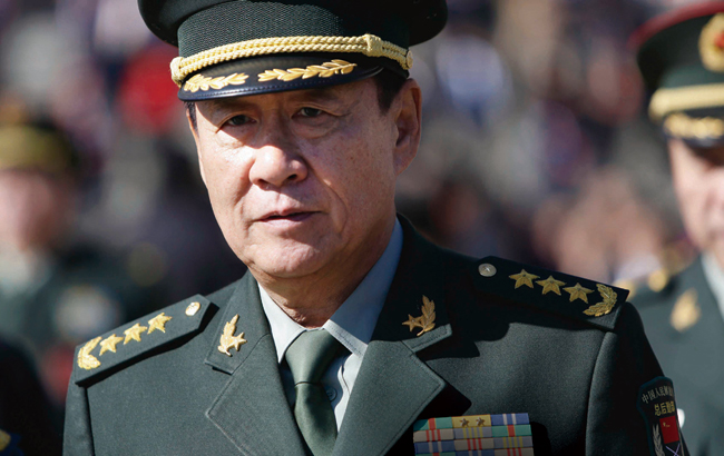 류위안 전 인민해방군 총후근부 정치위원 ⓒphoto 로이터