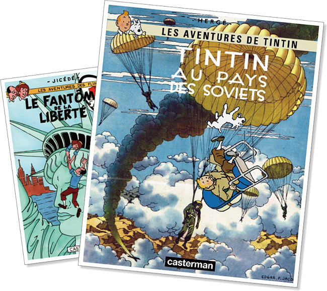 프랑스 만화 장르인 ‘방드 데시네(BD)’의 대표 작품 ‘틴틴의 모험’.