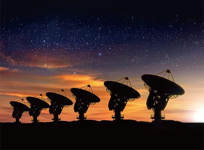 전파를 통해 ‘외계 지적 생명체’를 탐사하는 SETI 계획. ⓒphoto NASA