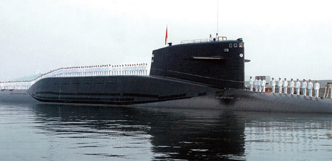 중국 094형 탄도미사일 탑재 핵잠수함