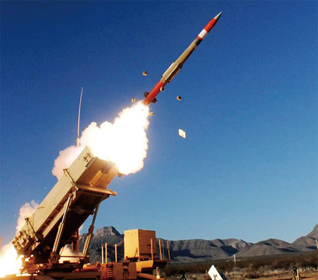 이스칸데르 미사일을 요격할 수 있다고 알려진 미국의 PAC-3 MSE 미사일. ⓒphoto 록히드마틴사