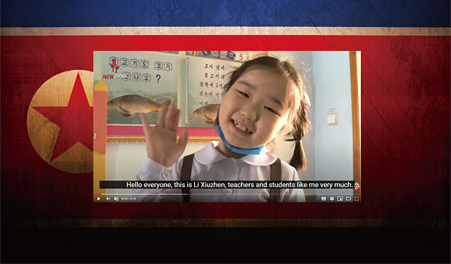 리수진이라는 7살 평양 어린이의 일상을 보여주는 유튜브 채널 ‘NEW DPRK’는 구독자가 1만2000명에 이른다. ⓒphoto 유튜브 캡처