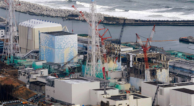 후쿠시마현 오쿠마에 있는 원전 1·2·3호기. ⓒphoto 뉴시스