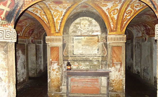 로마 시절 지하교회였던 카타콤. 초기 미트라스교도의 활동 공간이 카타콤이었다. ⓒphoto 유민호