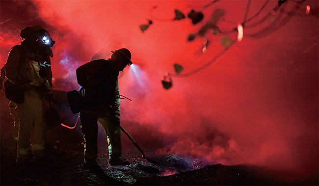 지난해 미국 캘리포니아를 휩쓴 대형 산불. ⓒphoto 뉴시스