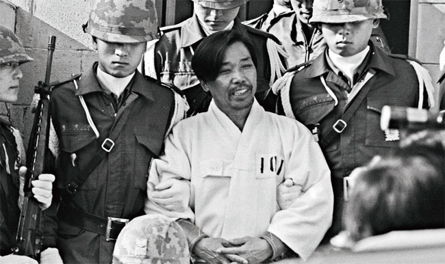 1979년 12월 박정희 전 대통령을 시해한 죄로 사형을 선고받은 김재규 전 중앙정보부장. ⓒphoto 뉴시스