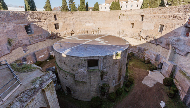 지난 3월 14년간의 보수 공사 끝에 문을 연 로마 아우구스투스 황제 무덤. ⓒphoto 뉴시스