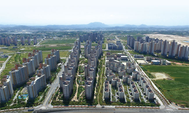 충남 홍성군과 예산군에 걸쳐 자리한 내포신도시는 2020년 10월 혁신도시로 지정됐다. ⓒphoto 충남도청