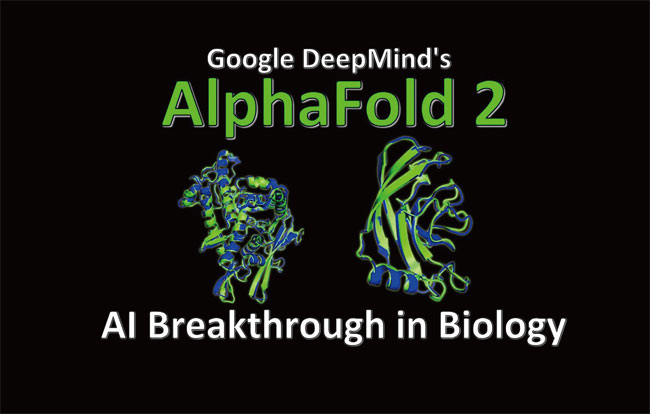 구글의 딥마인드가 AI인 ‘알파폴드2’를 이용해 인간이 발현하는 거의 모든 단백질 구조를 예측만으로 찾아내는 성과를 올렸다. ⓒphoto 유튜브