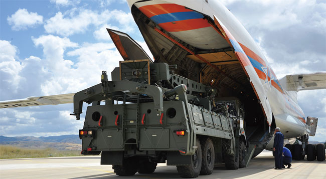 터키가 러시아로부터 사들인 S-400 지대공미사일. ⓒphoto 뉴시스