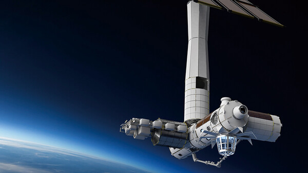 미국의 우주기업 액시엄스페이스가 건설할 우주정거장 재생의학연구소 상상도. photo cnbc.com