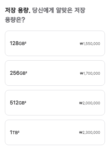 iPhone 14 Pro price.  photo Apple Korea website