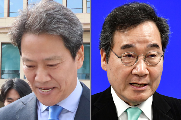 임종석 전 대통령 비서실장(왼쪽), 이낙연 새로운미래 공동대표(오른쪽). photo 뉴시스 / 편집 주간조선