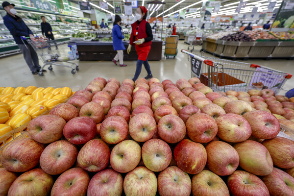 지난달 과일값이 41.2% 올라 지난 1991년 9월(43.9%) 이후 32년 5개월 만에 가장 컸다. photo 뉴시스