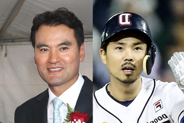 전 메이저리거 출신 야구선수 박찬호(왼쪽), 출신 전직 프로야구 선수 오재원(오른쪽). photo 뉴시스/ 편집 주간조선