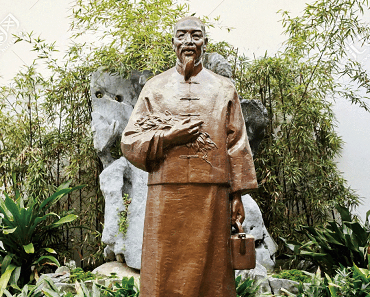 왕라오지 창시자인 왕택방 동상. photo 위키피디아