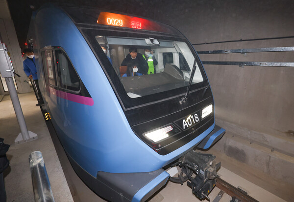 수도권광역급행철도(GTX)-A 수서-동탄 구간 열차. photo 뉴시스
