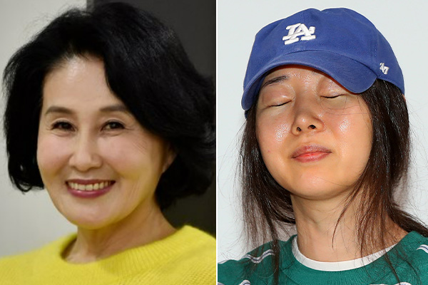 왼쪽부터 전여옥 전 새누리당 의원과 민희진 어도어 대표. phtoo 뉴시스 / 편집 주간조선