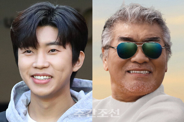 왼쪽부터 가수 임영웅과 나훈아. photo 뉴시스 / 편집 주간조선