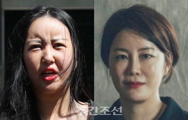 왼쪽부터 최서원(개명 전 최순실)씨의 딸 정유라씨와 문재인 전 대통령 딸 문다혜씨. photo 뉴시스 및 소셜네트워크(SNS) 캡처 / 편집 주간조선