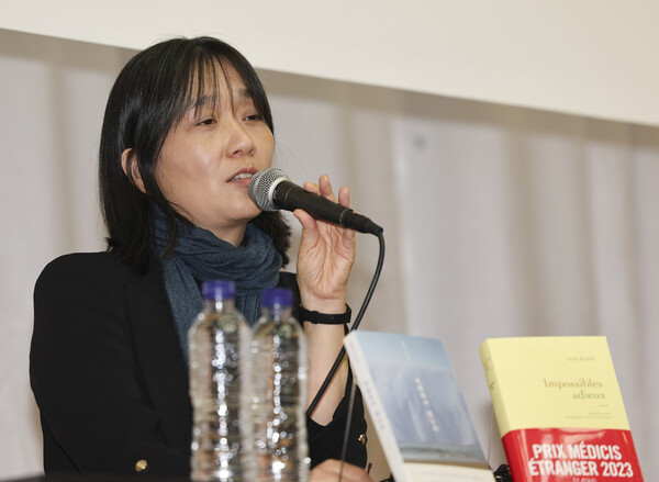 소설가 한강. photo 뉴시스