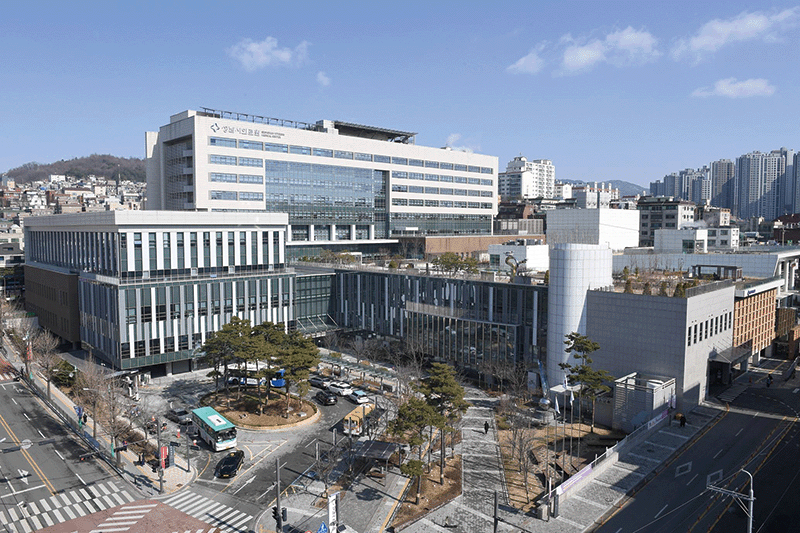 경기도 성남시 수정구의 시립 성남시의료원 전경. photo 성남시