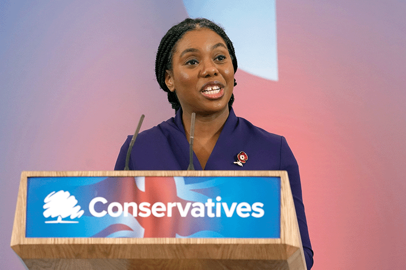 최근 영국 보수당 당수로 선출된 케미 베이드녹. photo 뉴시스