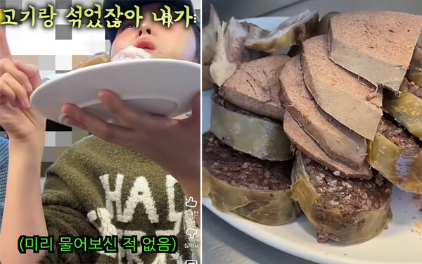 유튜버 '이상한 과자가게'가 공개한 광장시장 방문 영상 캡처. photo 유튜브