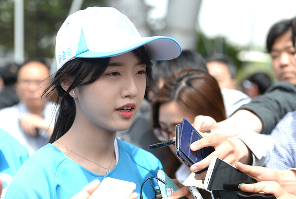 유승민 전 국민의힘 의원의 딸 유담 인천대 교수의 지난 2017년 5월 6일 모습. photo 뉴스1