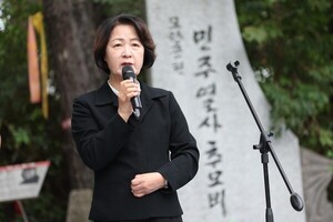 추미애 "李대통령, 왜 내란세력에 업혀 사죄하지 않나"